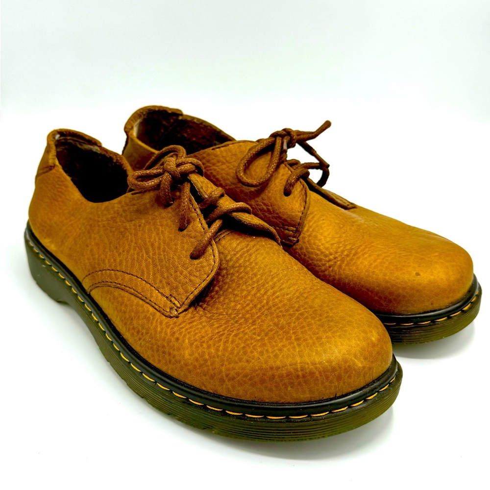 Dr Martens Bexley 3 eye leather shoe men’s size 9 camel color AW501